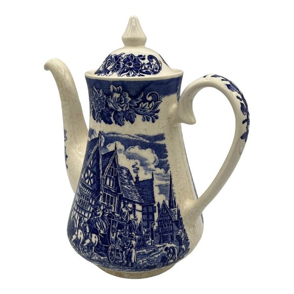 Coffeepot English Ironstone Tableware Dickens Series - Picture 7 of 16